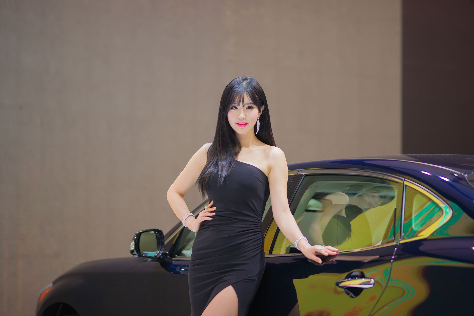 韩国车模崔星河《车展优雅长裙系列》高清套图-喵次元